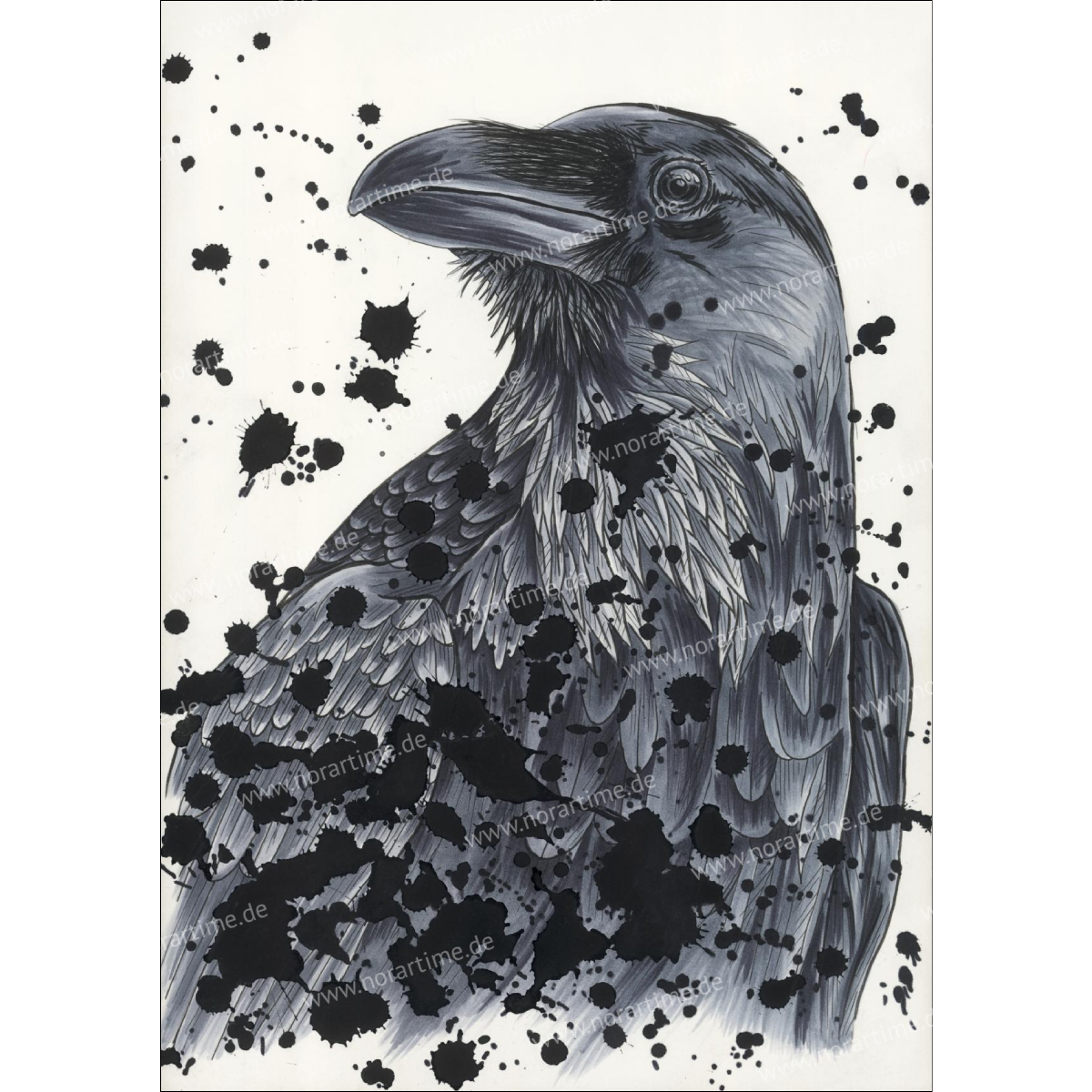 Print Rabe 1 - A3 Fineart Baumwollpapier