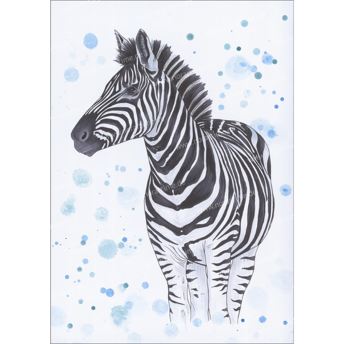 Print Zebra - A3 Fineart Baumwollpapier